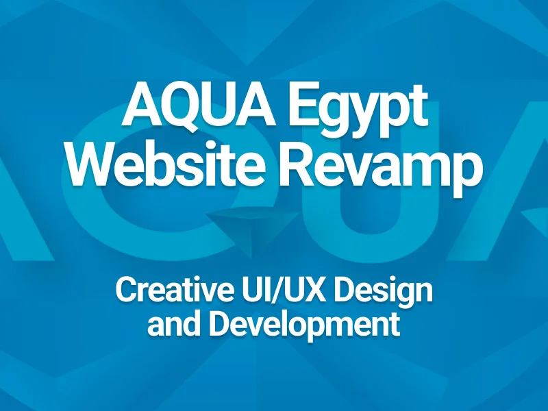 AQUA Egypt Website Revamp and Database Migration Case Study