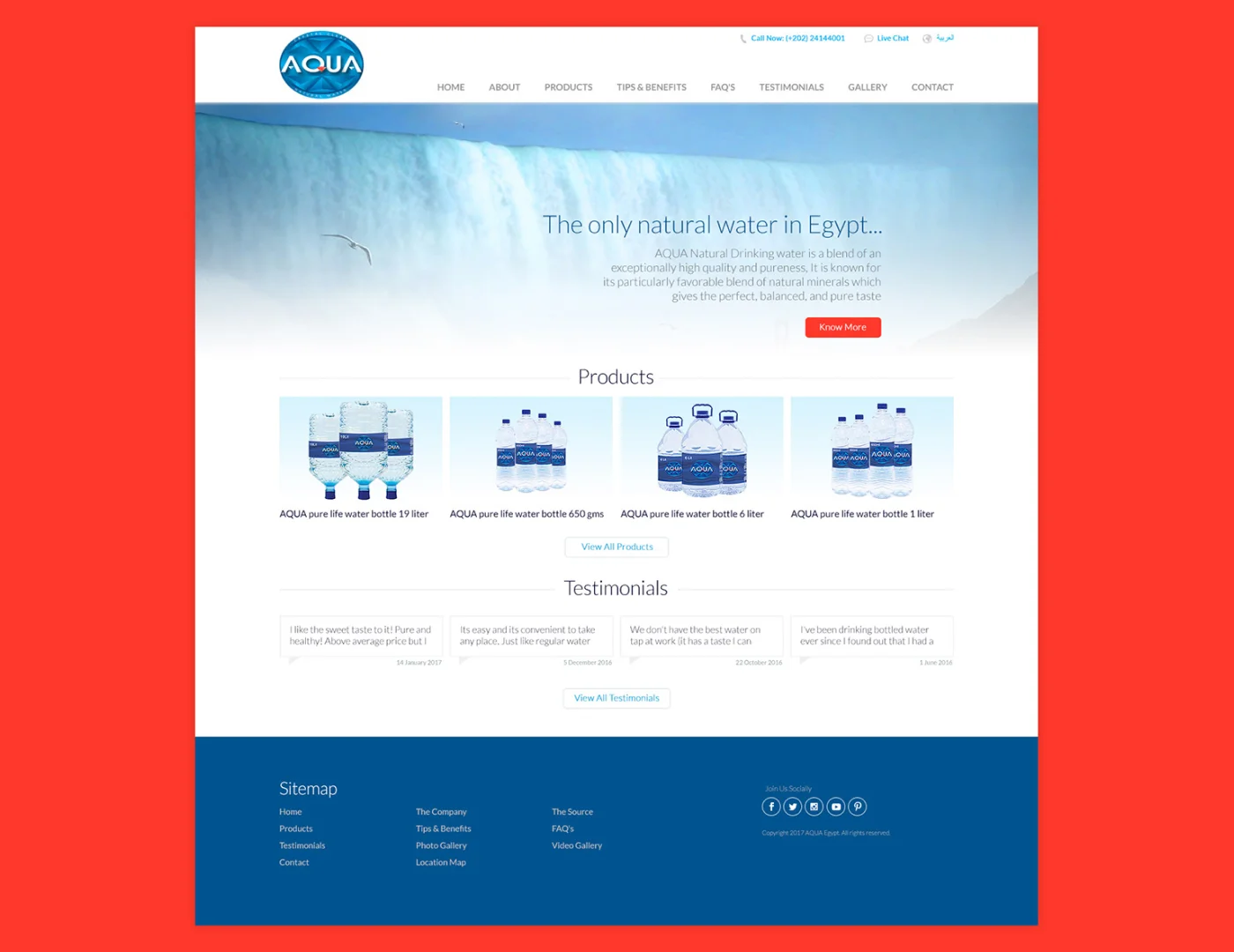 AQUA Egypt Website Revamp and Database Migration Case Study