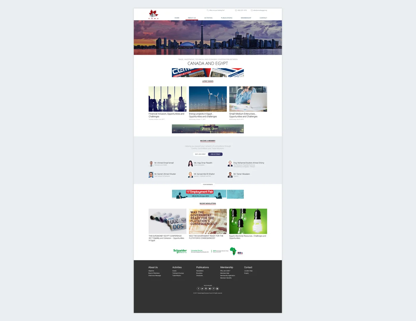 Canada Business Egypt Council: A New Website for a Growing Organization