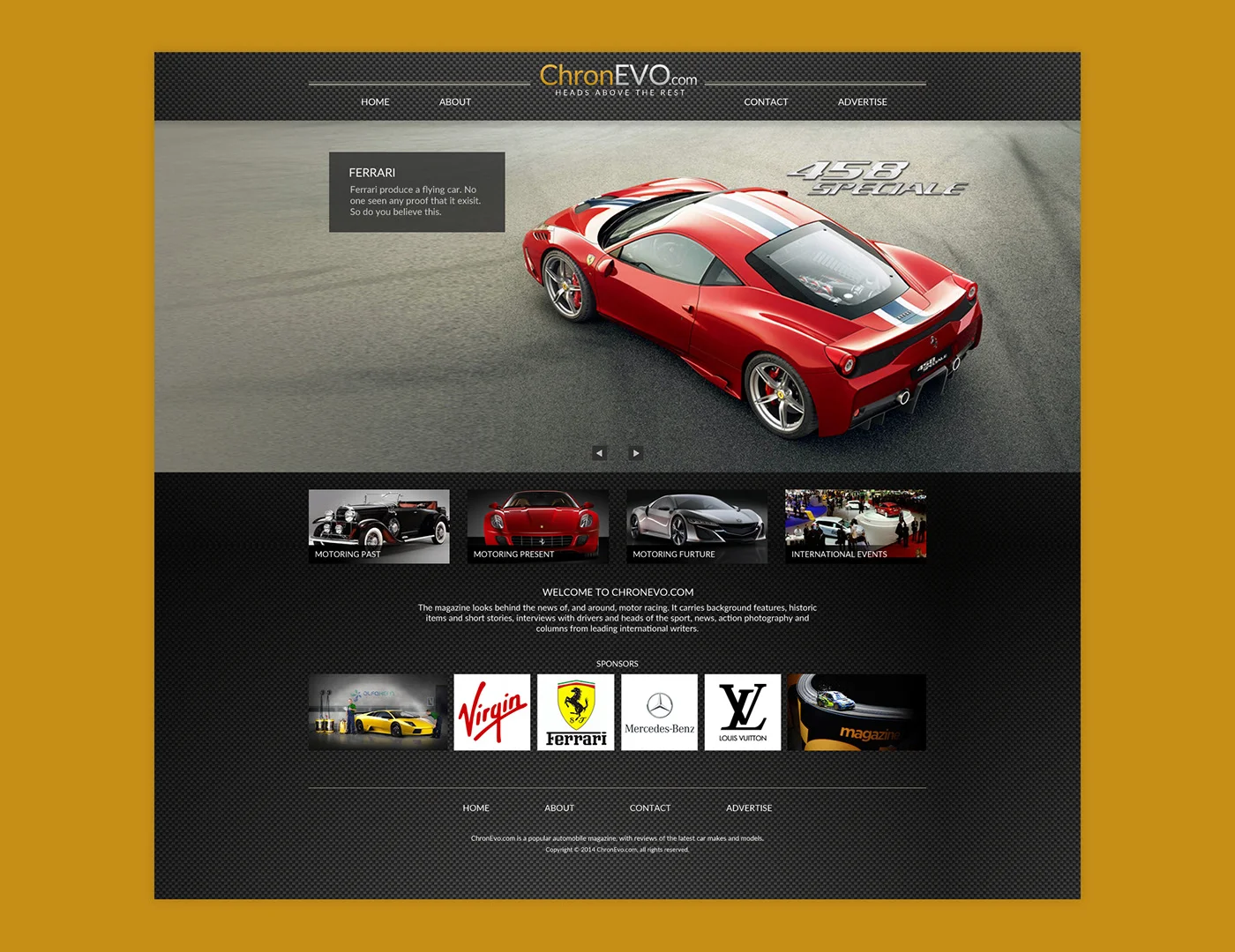 A New Look for ChronEVO: A Case Study on Rebranding a Classic Car Website