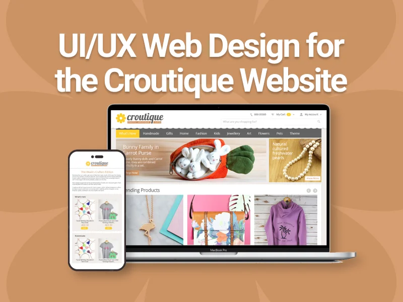 Case Study: UI/UX Web Design for the Croutique Website