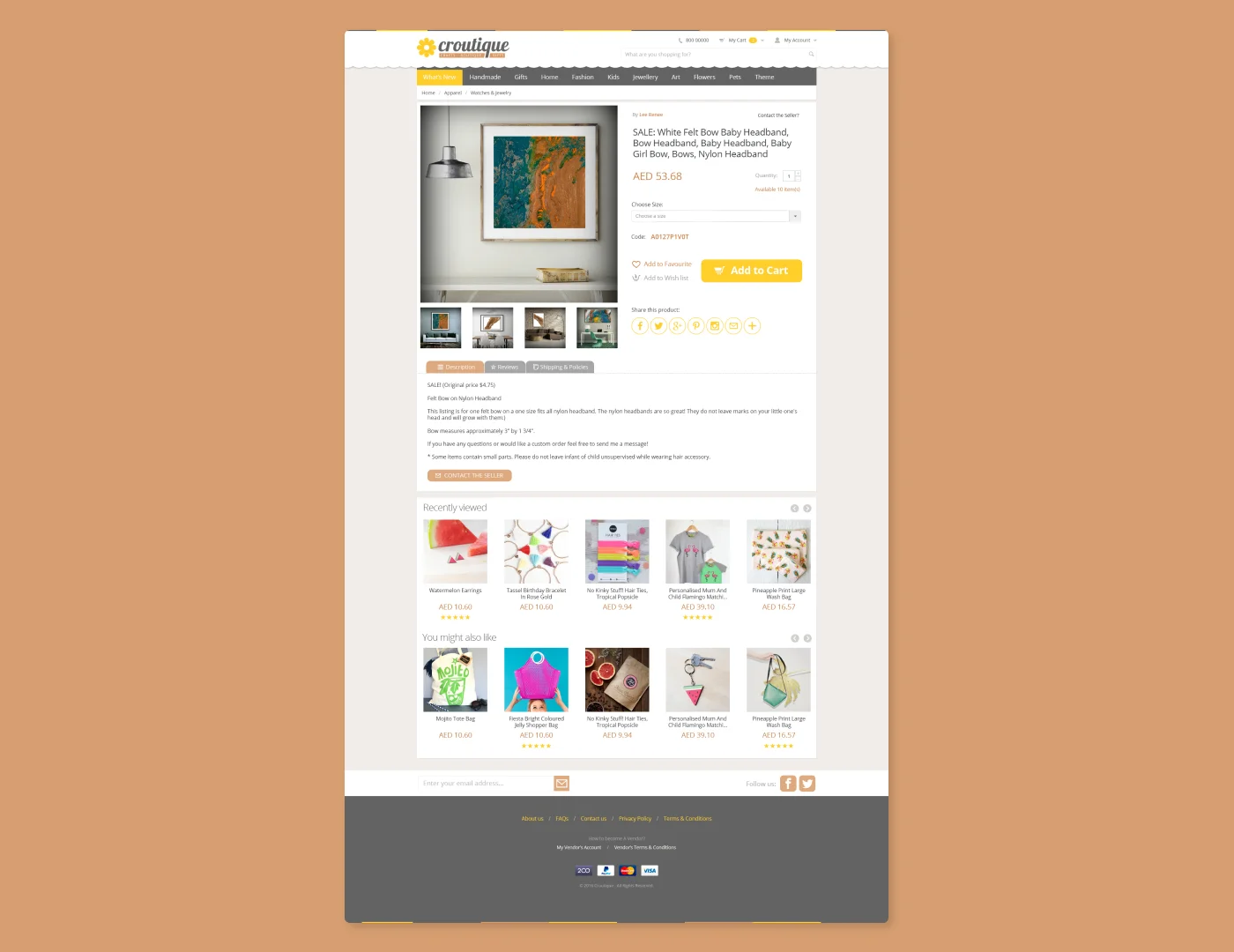 Case Study: UI/UX Web Design for the Croutique Website