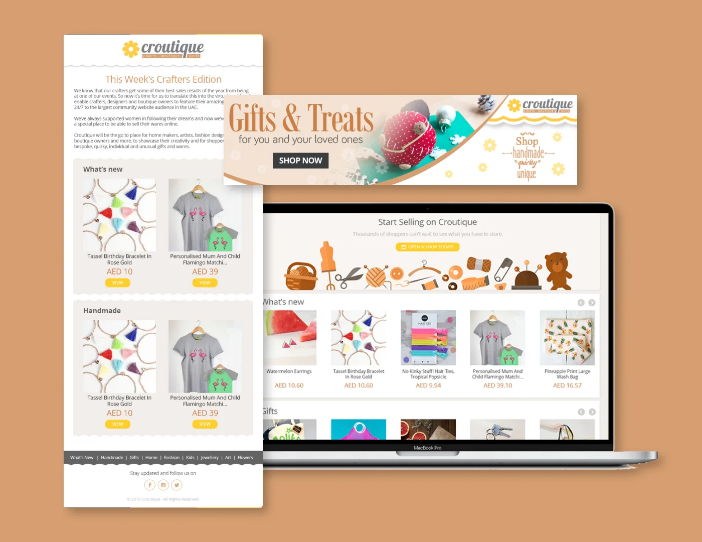 Case Study: UI/UX Web Design for the Croutique Website