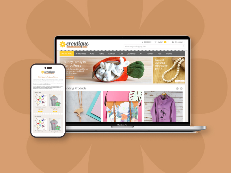 Designing Croutique A Clean and Intuitive Website UX Story